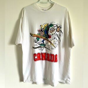 Vintage Footlocker  Canada Ski Shirt Mens Size XL